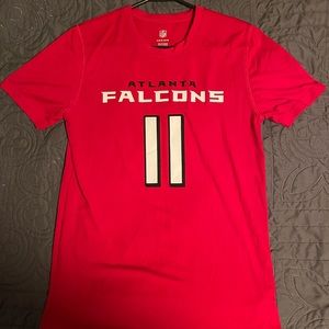 Atlanta Falcons Youth Large 14/16 Julio Jones NFL 100% Polyester T-Shirt